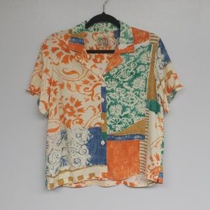 Jams World Short Sleeve Button Down Shirt